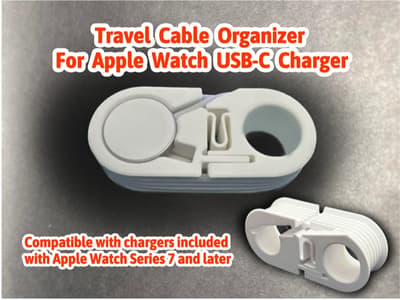 Apple Watch USB-C Charger Travel Cable Organizer	